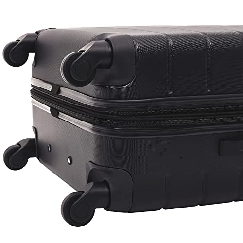Wrangler Smart Spinner Hardside Luggage, 2 Piece Set, Black by Wrangler - Image 7