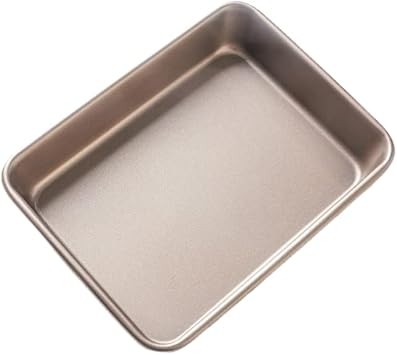 Baking Tray Set Nonstick Cookie Pan Set Professional Baking Pan Bakeware Rectangular Cake Pan for Oven Deep S 22*17*4.5cm