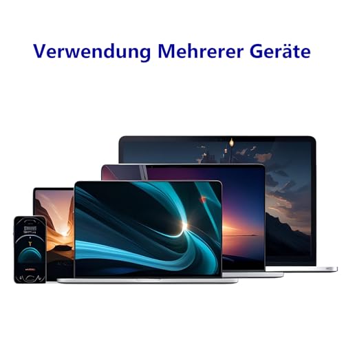 POWERSUP Aluminiumlegierung Laptop Ständer Faltbarer Notebook Ständer Höhenverstellbarer Laptopständer Belüftet Kühlung Laptop Halterung für MacBook Pro/Air, HP, Sony, Dell,alle 10-16 ” Laptops – Bild 8