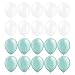 Neo LOONS 10" Pastel White & Mint Green Premium Latex Balloons -- Great for Kids , Adult Birthdays, Weddings , Receptions, Baby Showers, Water Fights, or Any Celebration, Pack of 20
