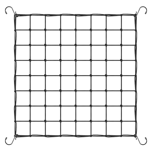 yeestone Trellis Netting, Scrog Net with 4 Hooks, 4x4 Trellis Net for Grow Tent, Heavy-Duty Plant Net for Cucumber Gardening and Horticulture, Grow Tent Accessories(1 Pack)