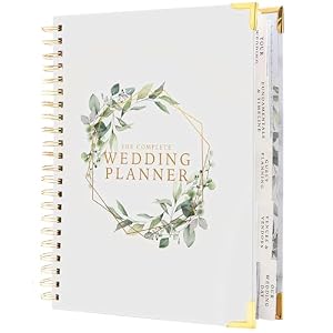 Your Perfect Day Wedding Planner Book and Organizer – Wedding Planner Book – Bridal Planning Binder with Countdown Calendar – Bride Gifts – (FLORAL)