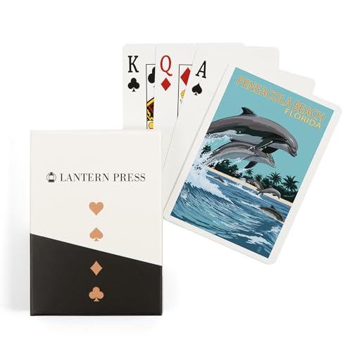 Lantern Press Naipes Poker 52 cartas Pensacola Beach