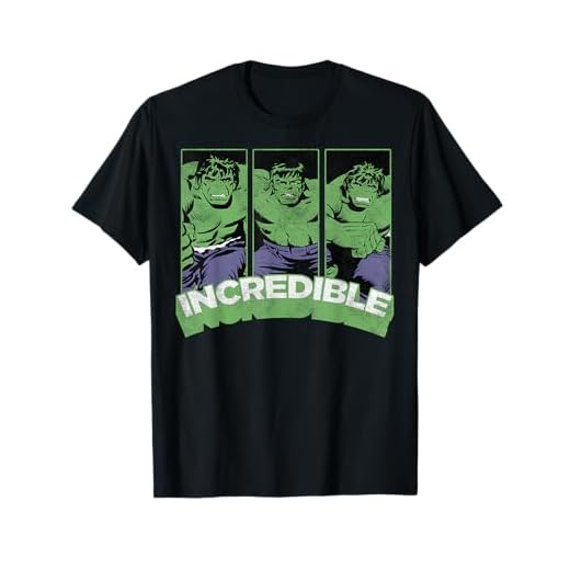Marvel Hulk Incredible Vintage Comic Poses Camiseta