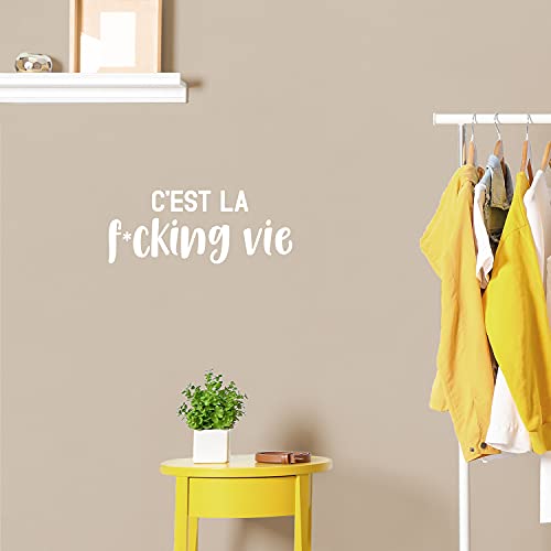Vinyl Wall Art Decal - C'est La Fucking Vie - 8
