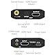 Tendak HDMI Audio Extractor, 4K HDMI Audio Splitter Konverter zu Optical Spdif Toslink Coaxial 3,5mm Stereo Aux Adapter für HDTV PS4 PS5 Blu-ray DVD