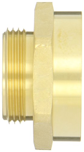 Dixon Valve Fm2015F Brass Fire Equipment, Hex Nipple, 2" Npt Female X 1-1/2" Nst (Nh) Male #TOP1