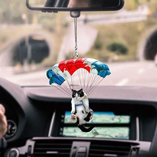 Xiaobaicai Novo lindo enfeite para pendurar carro com balão colorido retrovisor retrovisor para carr