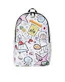 Space Junk Mochila escolar unissex infantil Bob Esponja Ultimate - Grande (47 cm de altura), Bob Esponja Doodle, One Size, Mochila escolar Sponge Bob Ultimate - Grande (47 cm de altura)