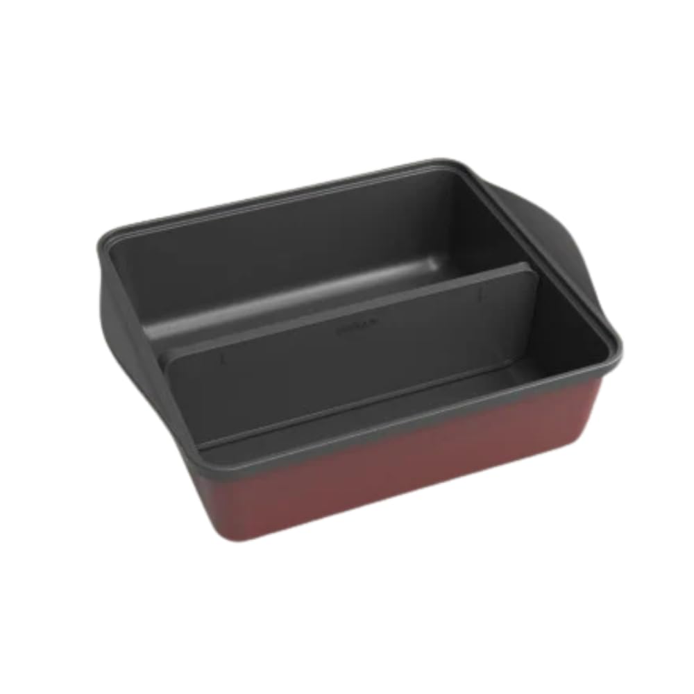 COOKUT, L'incroyable PETIT plat à Four Ajustable 24 x 30 x 9.5 cm - RUBIS (Rouge)