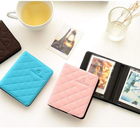 DADA BABY CARRIER Mini Album Case Storage 36 Pockets Slip In Photo Album For Polaroid Photo For FujiFilm Instax Film (Green)