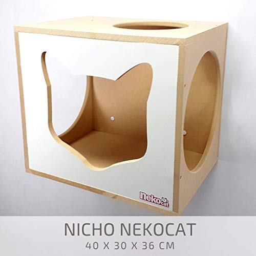 Kit Play Gatos Nekocat Nicho Prateleiras Steps Ponte 08 Pcs