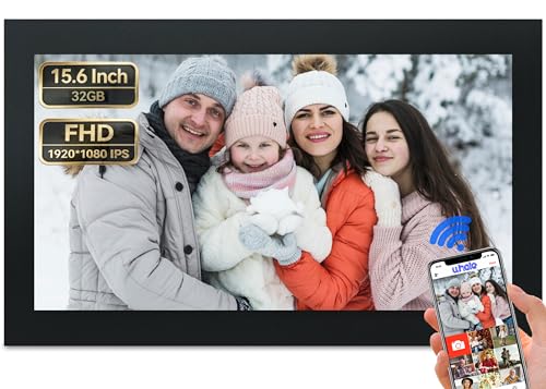SBUSFGT 15.6'' Extra Large Digital Picture Frame WiFi Smart Digital Photo Frame 1920 * 1080 FHD