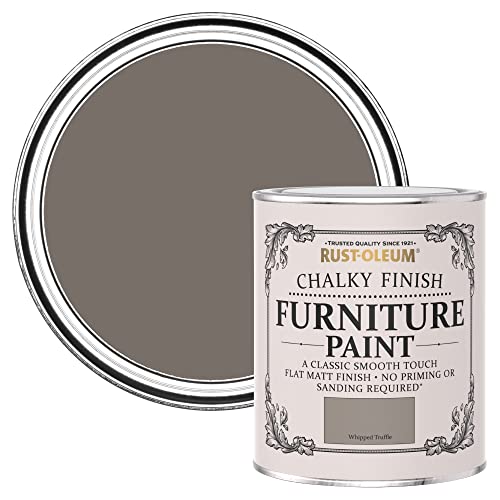 Rust-Oleum Brown Upcycled Furniture Paint in Chalky Finish - Whipped Truffle 750ml