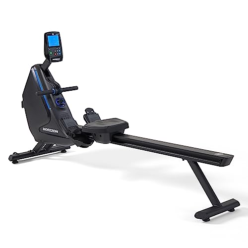 Horizon Fitness Rudergerät Oxford 6 mit präziser und leiser Widerstandseinstellung durch Wirbelstrombremse