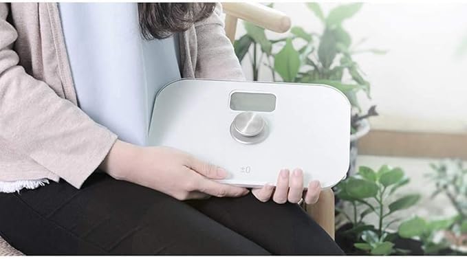 Weight Scale, Precision Digital Body Bathroom Scale, Tempered Glass Easy Read Backlit LCD Display, 330 Pounds, White (kg/lbs)