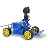 Ackerman Chassis Smart Robot Car Kit for Raspberry Pi, Autonomous Driving, AI Visual, Python Programming Education Project for Teen Engineers Students (with Raspberry Pi 4GB)