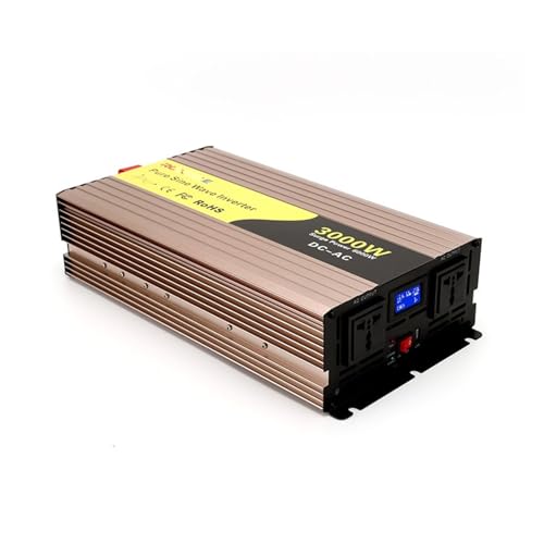 Onduleur pure sinus 3000W convertisseur 24V 220V haute performance LCD