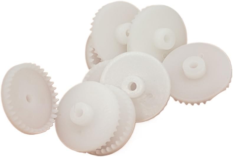 Plastic Spur Gear, Plastic Pinion Gear C20-2A Module 0.5 20 Teeth for 2mm Shaft Pack of 30