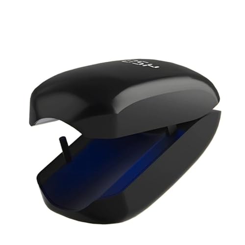 2 en 1 Lampe UV Ongles, Laser Mycose Ongle Pied avec Lime à Ongles, Lumière Bleue 500nm et Infrarouge 940nm, Rechargeable et Portable, Séchage Rapide, pour Manucure Domicile Soin Ongles (Noir)