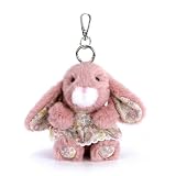 McHugs Pink Rabbit Bag Charm ウサギ ピンク 花柄 キーホルダー MC600009A