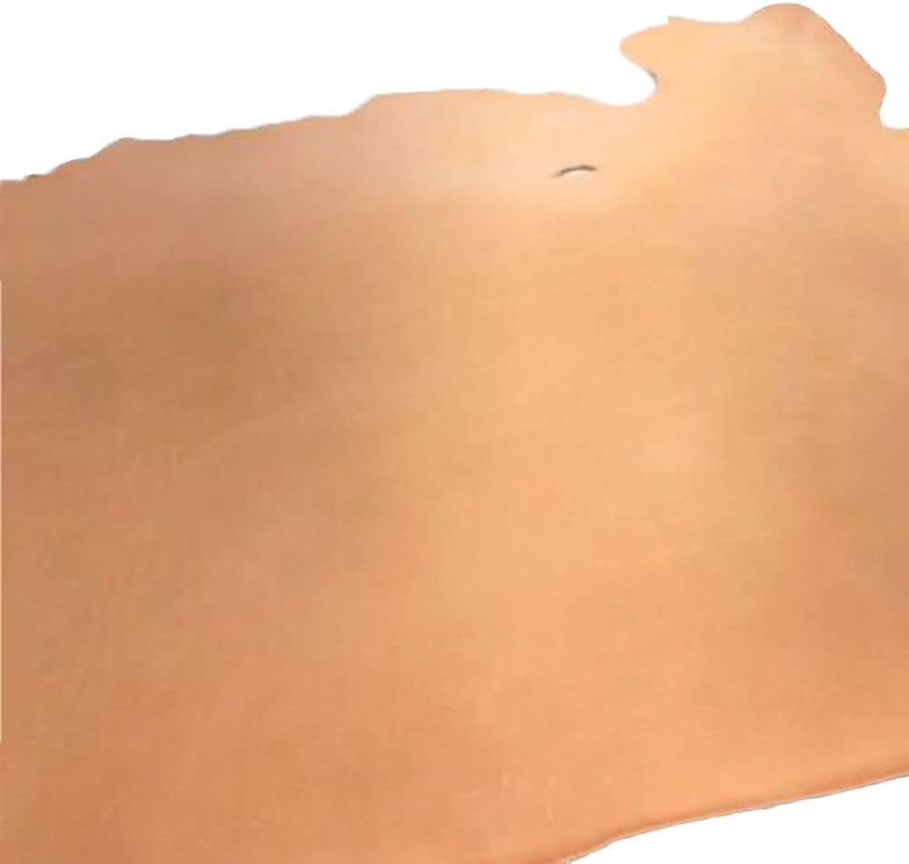 Amazon.co.jp: ヌメ床革 半裁サイズ約200ds程度 レザークラフト革材料  