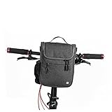 Toyvian Bolsa de Manillar de Bicicleta Multifuncional Accesorio de Profesional Bolsa Delantera para Almacenar Accesorios Oscuro