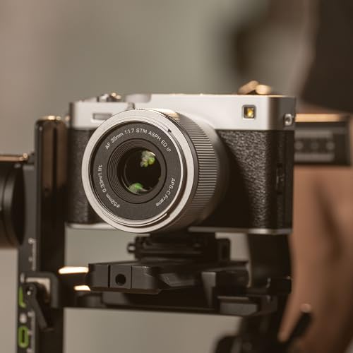 Image of VILTROX 35mm f /1.7 XF Lens, 35mm F1.7 XF Auto Focus Large Aperture APS-C Prime Lens Compatible with Fujifilm XF-Mount Cameras X-E4 X-H1 X-Pro3 X-S10 X-T4 X-T10 X-T20 X-T30 X-H2 X-T5 X-T50(Silver)