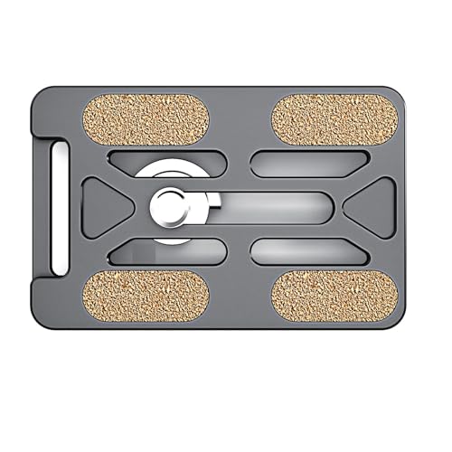 Placa de cámara de liberación rápida de 60 mm con tornillo de un cuarto para trípode 6