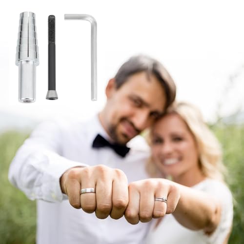 GVSS Baguier Mesure Doigt 16,7 à 24mm,Écarteur de Bague,Élargisseur de Bague avec Clé Allen,Mandrin à Anneau Expansible pour Tournage et Fabrication de Bijoux – vue 6