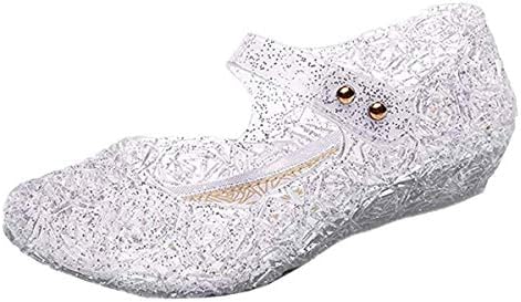 L-Peach Girls' Cute Sparkle Sandals Fancy Dress Up Jelly Party Dancing Cosplay Shoes