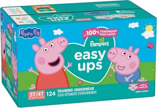 Pampers Easy Ups Training Underwear Peppa Pig Size 5 3T-4T, 124 Count (Packaging May Vary) — view 11