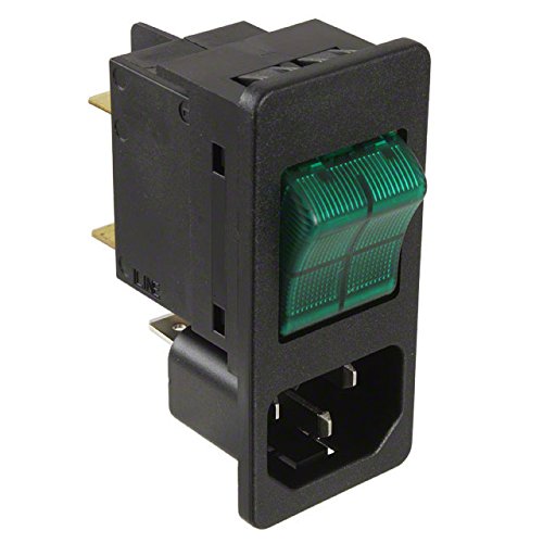 6135.0141.0210, AC Power Entry Modules 10A/250VAC 50Hz Panel Mount
