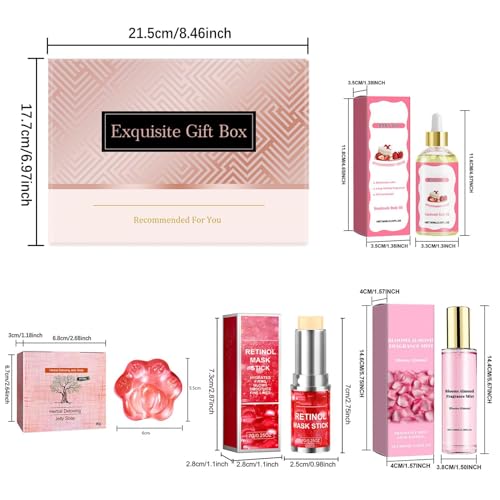Kit de soins de la peau de luxe avec spray de brume et savon parfumé naturel - 6