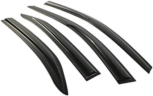 Tape On Window Visors Fits for 2007-2011 Toyota Camry, Side Auto Window Wind Deflectors, Ventshade, Rain Guards for Cars/Trucks