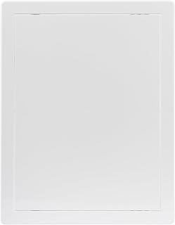 10 x 13 Inch White Rectangular ABS Plastic Plumbing Access Panel - Indoor Wall Access Door for HVAC, Wall, Ceiling, and Drywall with Panel - Opening Box Door Cover - Easy to Install