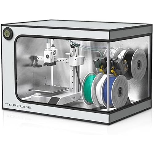 TOPCUBE 3D Printer Enclosure for Bambu Lab A1 Mini Combo with LED Light
