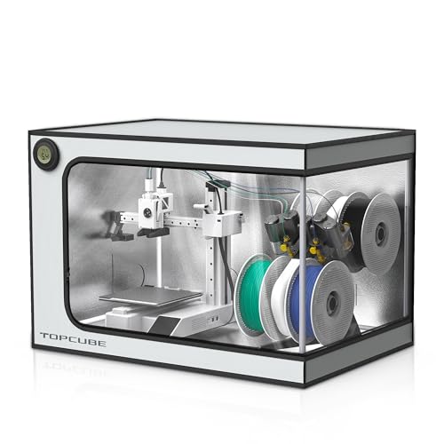 3Dプリンター用エンクロージャー ステンレス製フレームとLEDライト付き 防火防塵防音恒温設計カバー 735×495×495mm Bambu Lab A1 Mini Combo対応