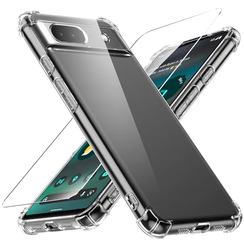 Coque Google Pixel 6A antichoc intégrale avec film de protection écran anti-rayures