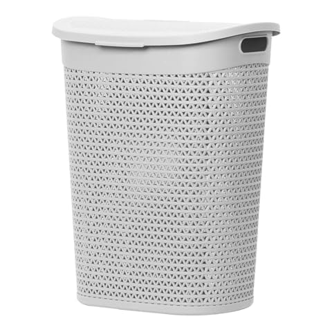 60L Laundry Basket with Lid and Handles Cover