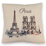 Material Kissenbezug im Leinen-Look und Füllung: Polyester, Maße: 40x40cm. Kissenbezug mit praktischem Reißverschluss und bei 30° waschbar. Füllung zur Handwäsche geeignet. Hochwertiger Druck und satte Farben. Ein echter Blickfang auf Bett oder Sofa!