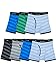Fruit of the Loom Big Boys' Stripe Boxer Brief, Assorted, Small (Pack Of 7)