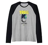 Batman Classic '66 Cowl 85th Anniversary Raglan Baseball Tee