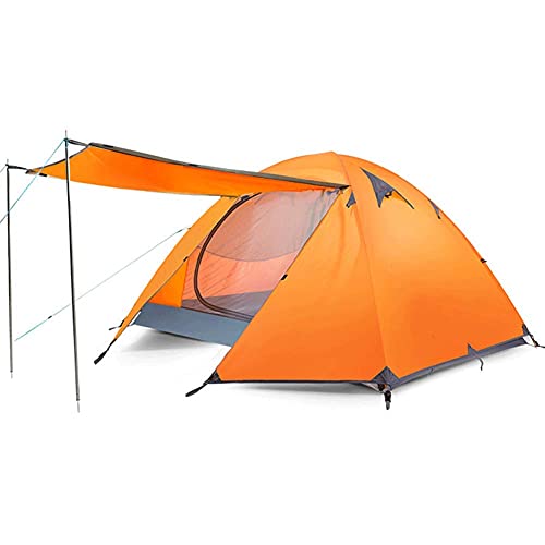 Tente de camping double couche dôme imperméable et légère pour bivouac
