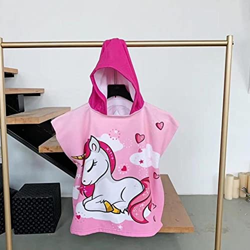 Peignoir serviette de plage pour enfants poncho surf toilettes de bain