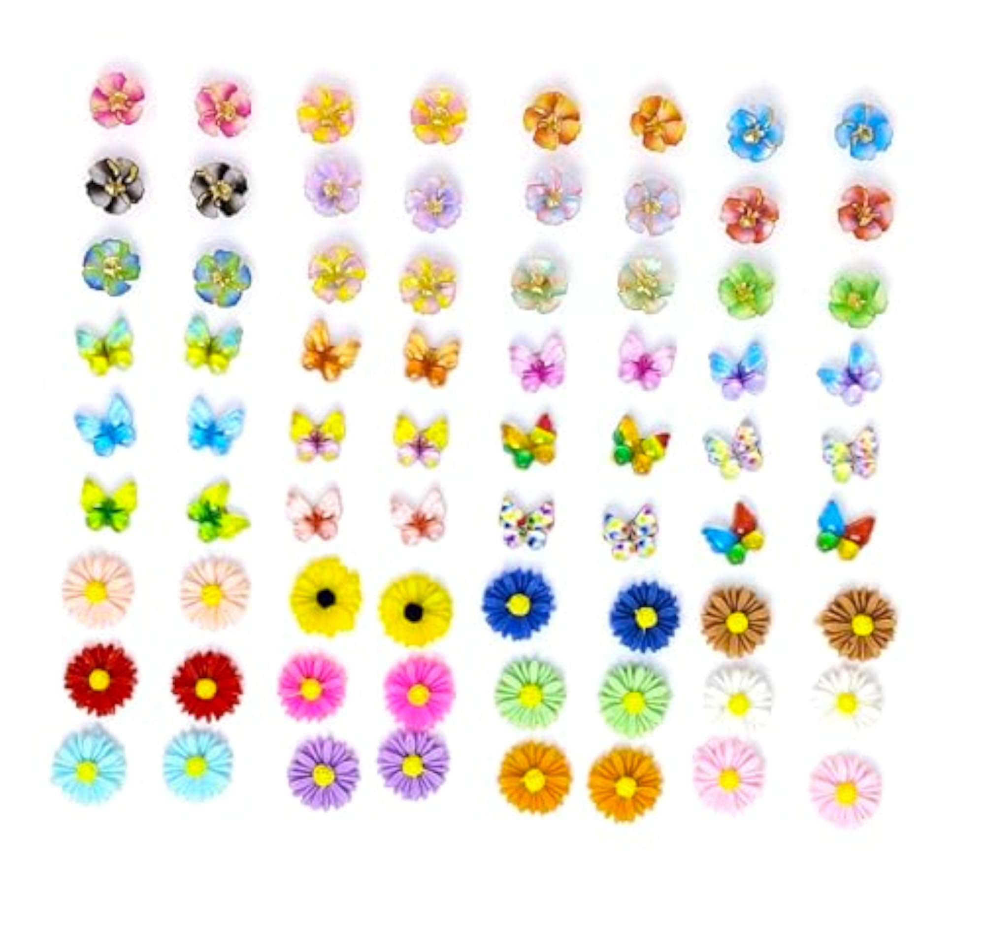 36 Pairs Multi-Design Stud Earrings Combo Set for Women