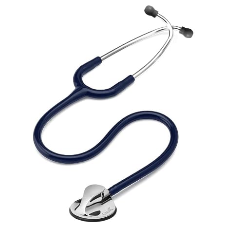 Master Stethoscope Single Head Stethoscope,Tunable Diaphragm,Estetoscopio for Nurses, Doctors, Paramedics, Students,Home Medical,Navy Blue Tubing(Navy Blue)