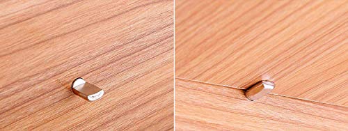 Delatanus PINGPANG-50 5Mm Shelf Pegs Pins,60 Pieces Cabinet Furniture Spoon Shape Support Pegs thumb #2