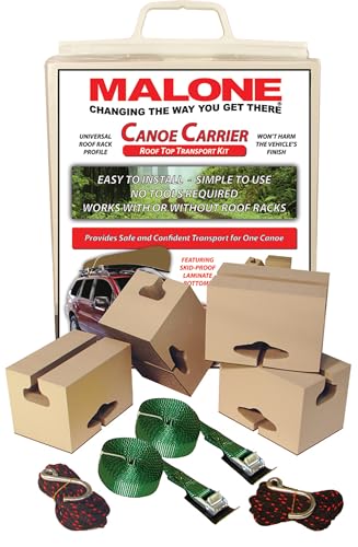 Malone Standard Foam Block Universal Car Top Canoe Carrier Kit Malone Standard Foam Block Universal Car Top Canoe Carrier Kit