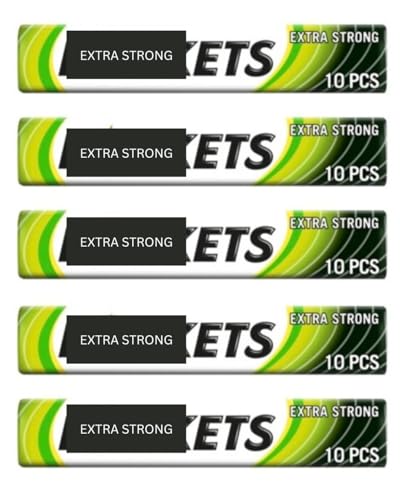 Extra Strong Menthol & Eucalyptus Lozenges 41g (Pack of 5) Soothing Sore Throat Relief Cough Sweets
